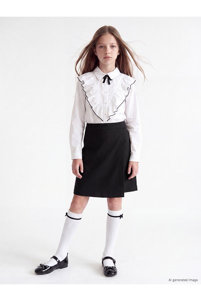 LC Waikiki Fustă-pantalon de fete din diagonală