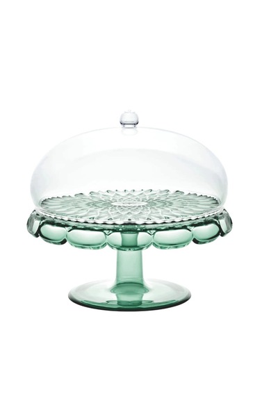Guzzini & More Platou pentru desert cu capac Guzzini VANITY - culoare verde M...