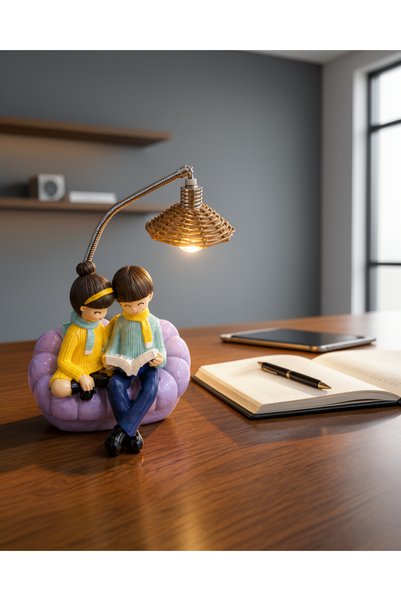 Generic Brand Double Theme Decorative Table Lamp Soft Led Light