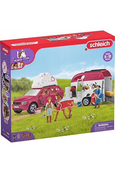 SCHLEICH Clubul Călăreților 42535 aventură cu mașina și remorcă