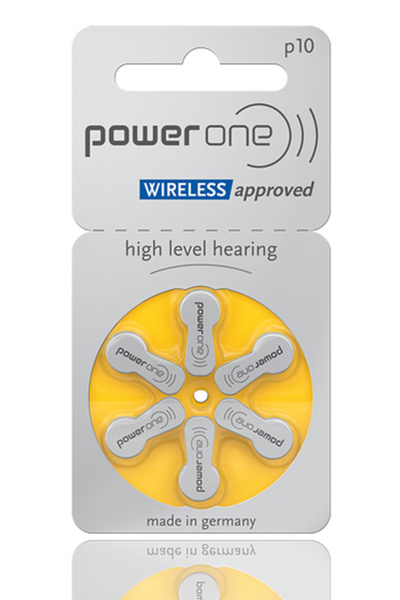 powerone Μπαταρίες ακουστικών βαρηκοΐας POWER ONE P10, χωρίς υδράργυρο, 1.45V...