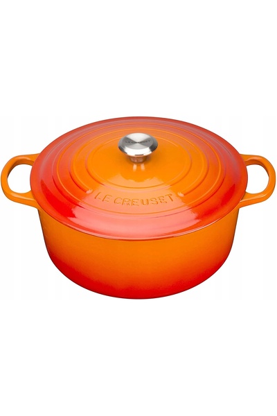 Le Creuset Tigaie Signature rotundă 20 cm roșie