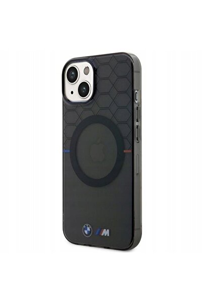 BMW Husă rigidă pentru iPhone 14 15 13 6,1 BMHMP14SHGPK compatibilă cu MagSaf...