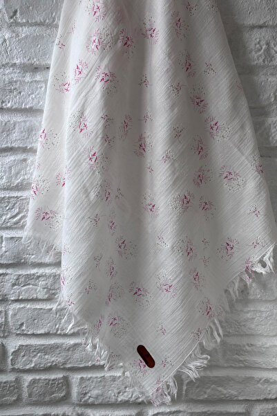 Çiçek Kabartmalı %100 Pamuk 2 Katlı Müslin Bebek/çocuk Battaniyesi 100X100 cm - Premium Kalite Yumuşak Yenidoğan Kız/erkek Hediyelik Bebek Örtüsü
