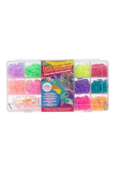 OEM Set Elastice Multicolore Rubber Band Loom Kit pentru Bratari – 1000 buc. ...