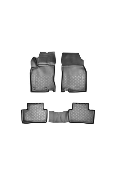 Lumi LUXURY Set de 5 covorașe de podea din cauciuc tip tavă, compatibile cu R...