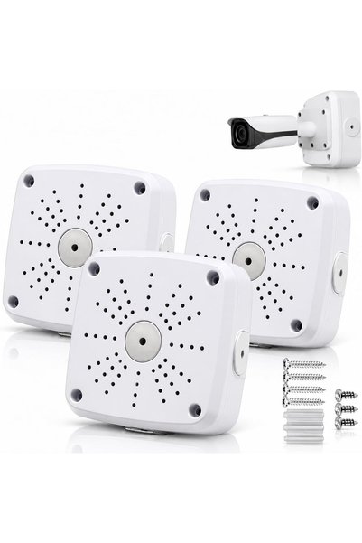 Generic CCTV Camera Junction Box 3-Pack, Waterproof Security Camera Mounting ...