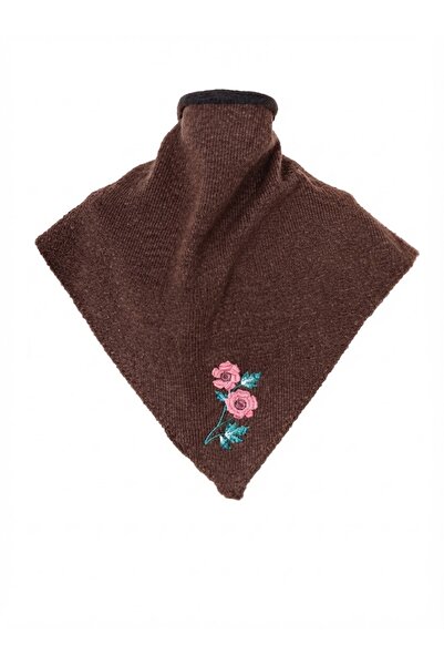 Fonem Fo 4623 Melani Embroidered Triangle Shawl