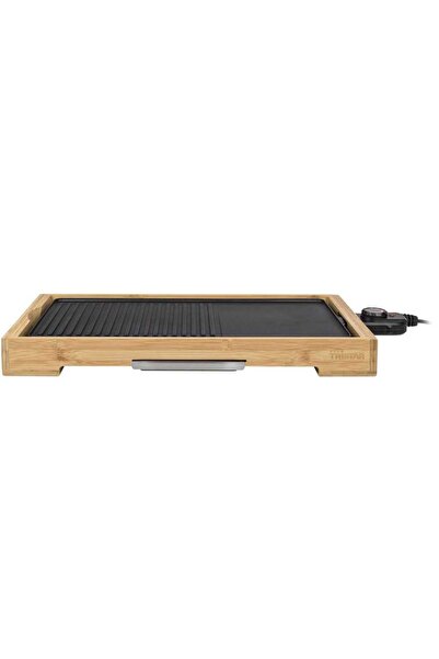 Tristar | TG2514B | Grătar din bambus XL | Tabel | 2200W | Negru