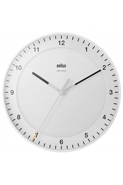 Braun BC 17 W-DCF ceas de perete radiocontrolat alb