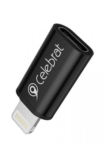 Celebrat Αντάπτορας Lightning σε USB-C CA-03, 2A, 480Mbps, μαύρο