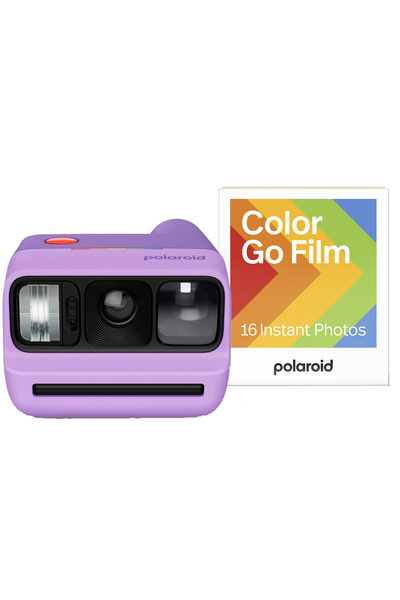 Polaroid Go Gen 3 Στιγμιαία Φωτογραφική Μηχανή + Έγχρωμο Φιλμ Μωβ