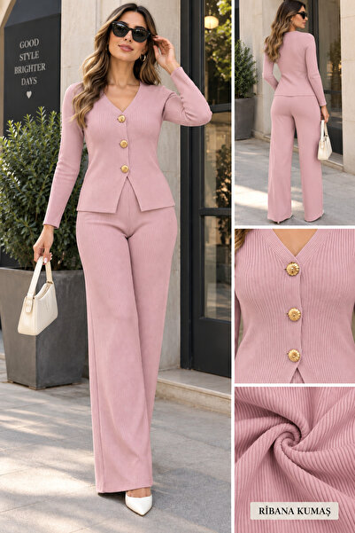 Espira Ribana Cardigan Pants Set