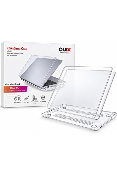 Generic QUIX for MacBook Pro 16 Inch Case M5-M1 Protect Crystal Clear