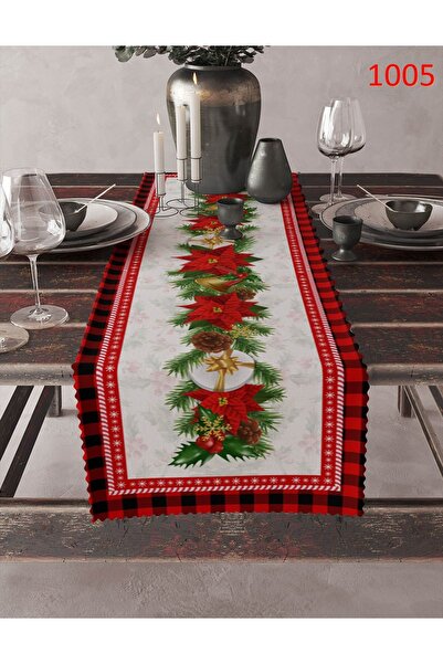 YILMAZHOME Tablecloth - Velvet Fabric Digital Printed Ranır Tablecloth