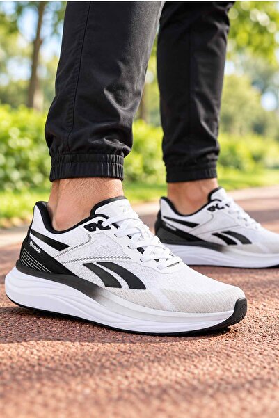 Reebok Men's Running Shoes White Black Lightweight Casual Sports Sneaker
