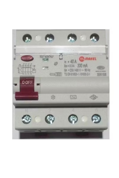 MAKEL Kaçak Akım Rölesi 4*40A 300mA