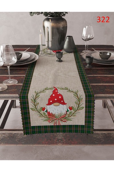 YILMAZHOME Tablecloth - Velvet Fabric Digital Printed Ranır Tablecloth