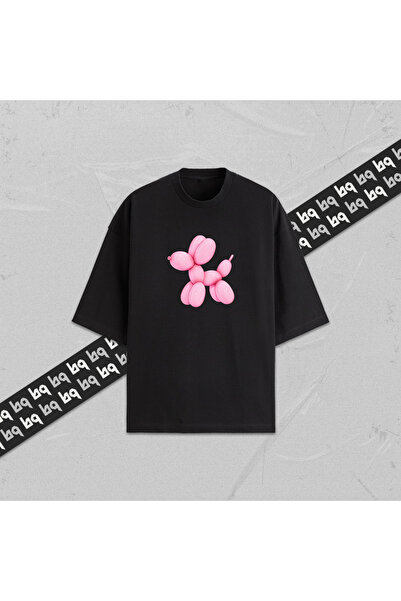 BALLOON DOG Oversize %100 Pamuklu Unisex Baskılı T-Shirt