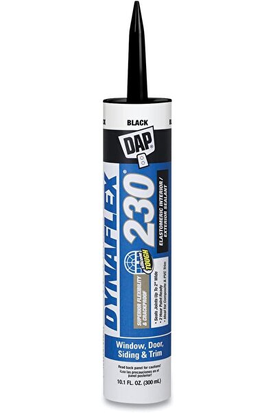 DAP Dynaflex 230 Black Raw Premium Sealant 10.1 Oz, White