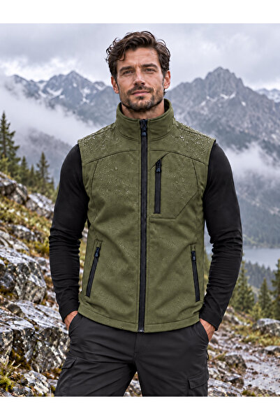 ÇİL TEKSTİL Softshell kumaş su/rüzgar geçirmez yelek