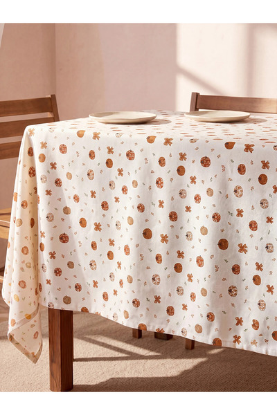 LC Waikiki Lcw Home Mixed Pumpkin Patterned Tablecloth 140X180 cm