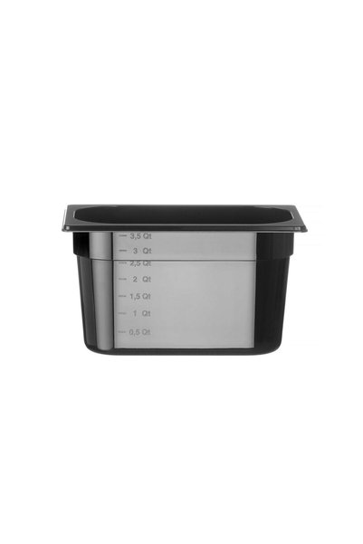 00 Recipient GN 1/4 Cool, Hendi, 3,8 L, negru, 265 x 163 x 150 mm