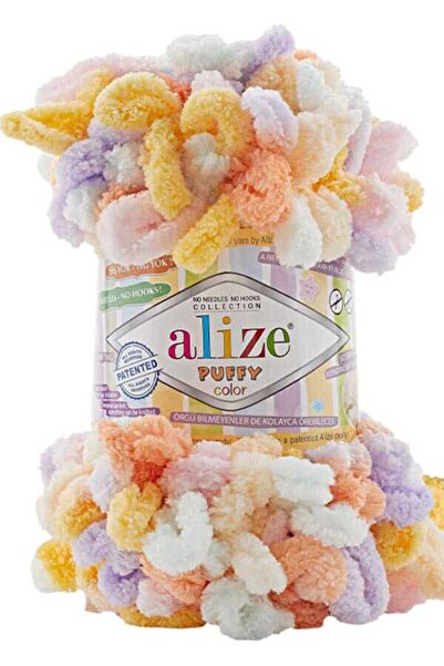 Alize Puffy Color 5 Pack Looped Hand Knitting Yarn