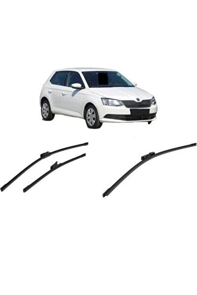 Bosch Set of 3 wipers SKODA FABIA III Praktik (NJ5) 2014-2022, for windshield...