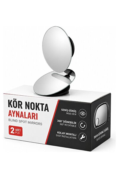 Çerçevesiz Kör Nokta Ayarlanabilir Ayna Seti - 2 Adet