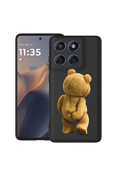 bestcase ®   Θήκη TPU Υπέρλεπτη για Motorola Edge 70 Pro, Κρυφό Σχέδιο Αρκουδ...
