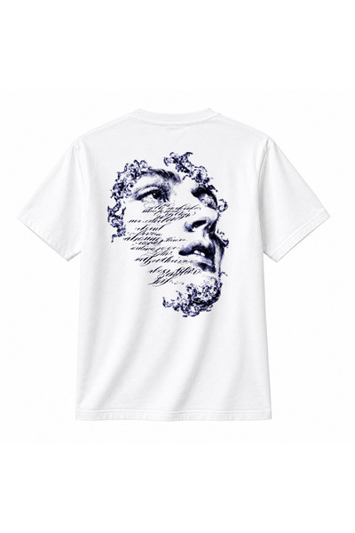 barsdepo Printed T-Shirt with Back Detail, Unisex 100% Cotton (with Supriz Gift)