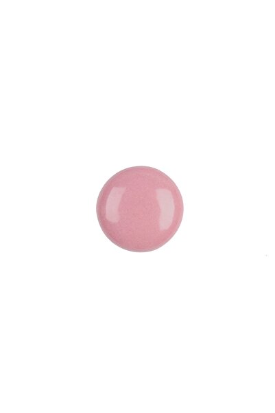 OEM Buton pentru mobila, REI, metalic, portelan, roz, 35 x 35 x 26 mm