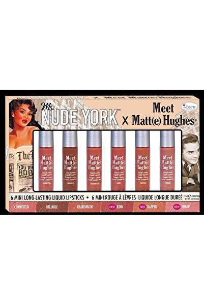 the balm Meet Matte Hughes 6-pc Mini Kit (6 shades) Miss Nude York