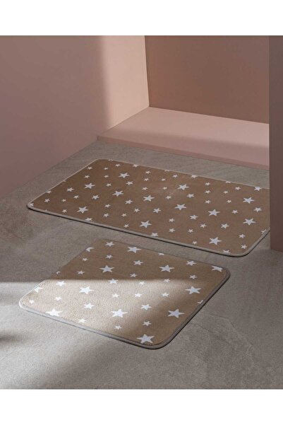 Madame Coco Adenya Sepeti Félicité Starry 2-Piece Bath Mat - Earth