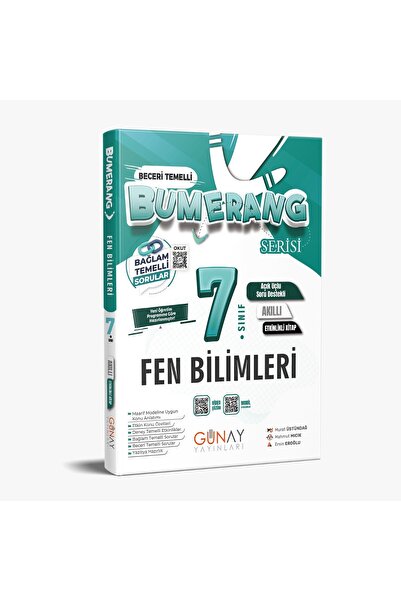 Günay Yayınları 7. SINIF BUMERANG SERİSİ FEN BİLİMLERİ KONU ANLATIMI 2026-202...
