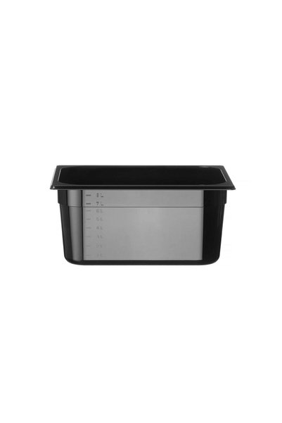 00 Recipient Gastronom GN 1/2 Cool, Hendi, 9 L, negru, 325 x 265 x 150 mm