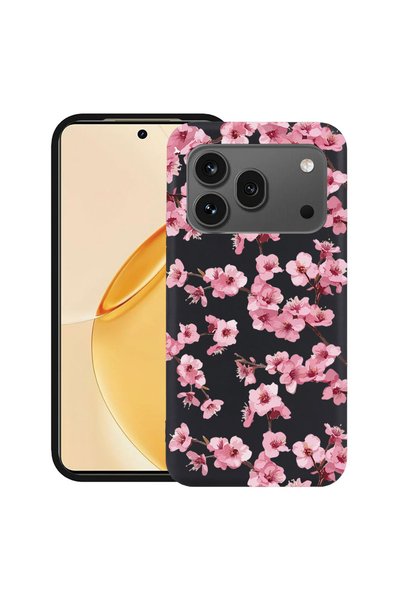 bestcase ®   TPU ултра тънък калъф за Honor 600 Pro, Флорален - Естетичен роз...