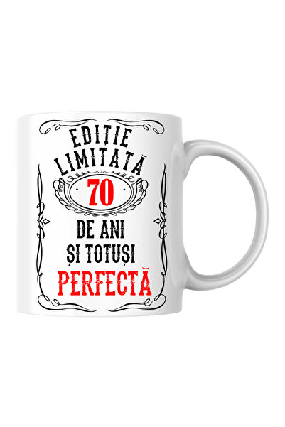 INOVATIX Personalized Can - Limited Edition 70 Years Old and Perfect, Λευκό, ...