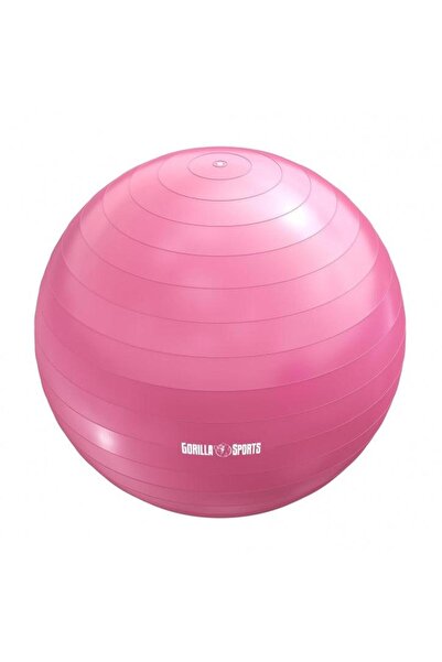 Gorilla Sports Minge de gimnastică incl., pompă de aer 55 - 75 cm Roz / 75 cm