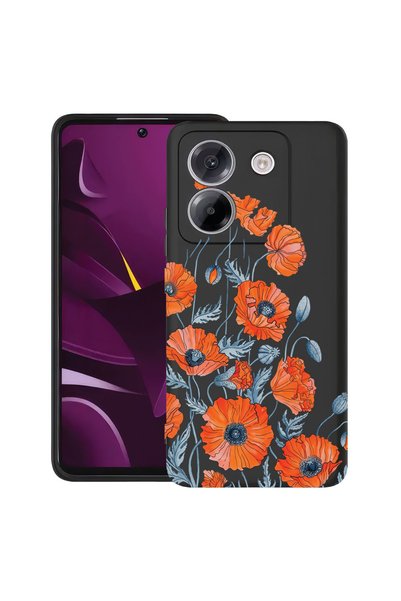 bestcase ®   TPU Ултра тънък калъф за Honor 600 Smart, Флорален - Минималисти...