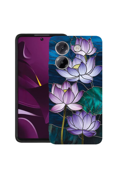 bestcase ®   TPU ултра тънък калъф за Honor 600 Smart, Флорален - Витражен ло...