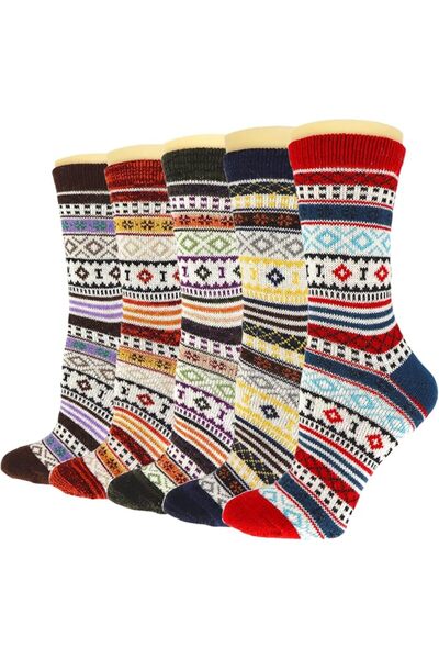 GENERAL YZKKE 3Pack Mens Super Thick Wool Warm Socks - Soft Comfort Casual Cr...