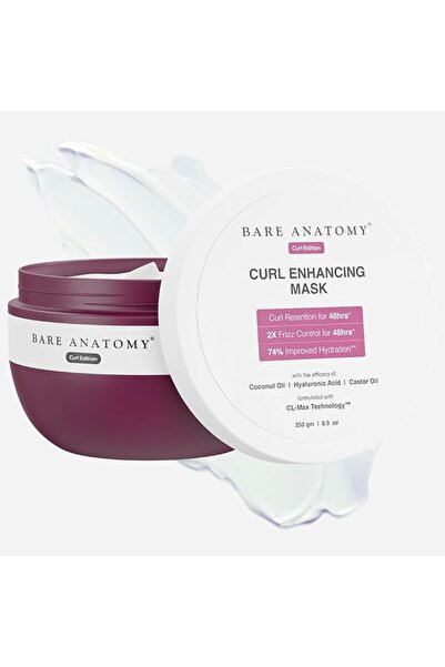 Bare Anatomy Curl Enhancing Hair Mask | Smoothens & Conditions Hair with Curl...