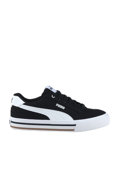 Puma Court Classic Vulc FS 396353 Unisex Spor Ayakkabı SİYAH-BEYAZ