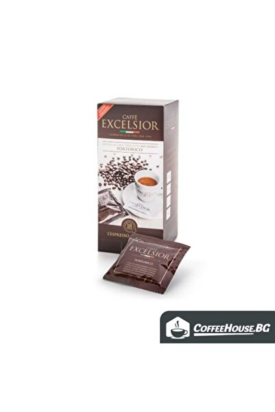 Caffè Excelsior Δόσεις καφέ Excelsior Πούερ Ρίκο, 18 τεμάχια.