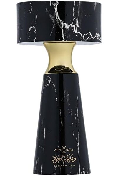 DERAAH Oud Marble Incense Burner, Large, Black