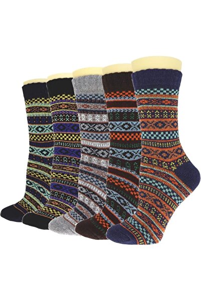 GENERAL YZKKE 3Pack Mens Super Thick Wool Warm Socks - Soft Comfort Casual Cr...