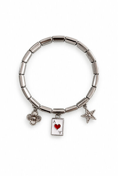 Toplu Aksesuar Italian Charm Steel Bracelet Girl Child Young Girl Gift 3 Char...