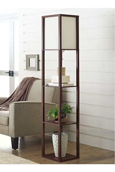 KEKE Nordic Modern Bedroom linen cover Standing Floor vertical lamp Dimming s...